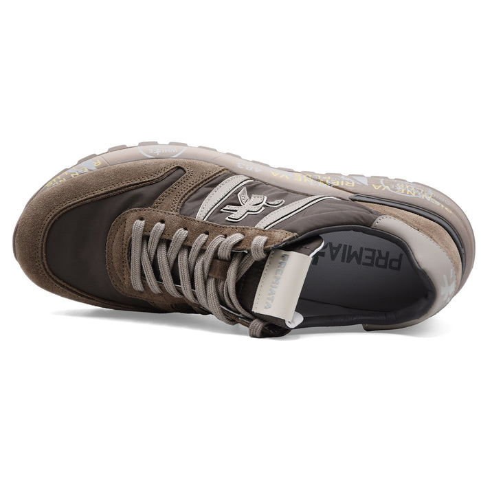 Sneakers Uomo Premiata Lander 8410 Marrone Dal Design Iconico