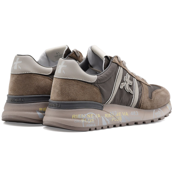 Sneakers Uomo Premiata Lander 8410 Marrone Dal Design Iconico