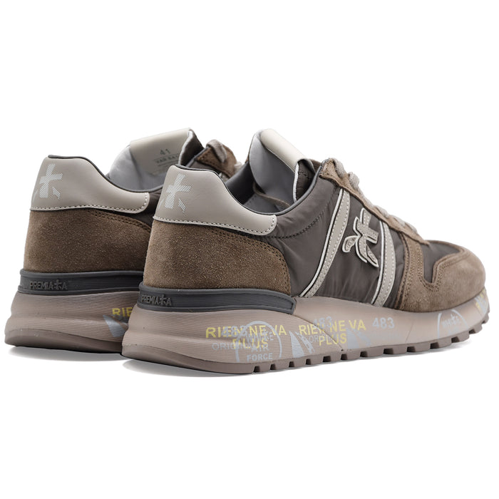 Sneakers Uomo Premiata Lander 8410 Marrone Dal Design Iconico