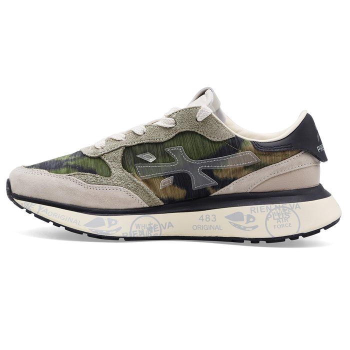 Sneakers Donna Premiata Lauryn 8185 Fantasia Stile Camouflage