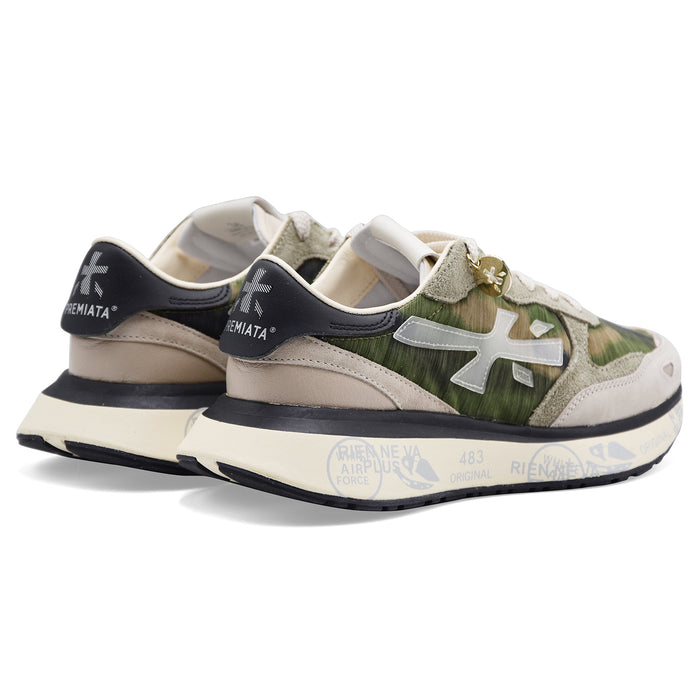 Sneakers Donna Premiata Lauryn 8185 Fantasia Stile Camouflage