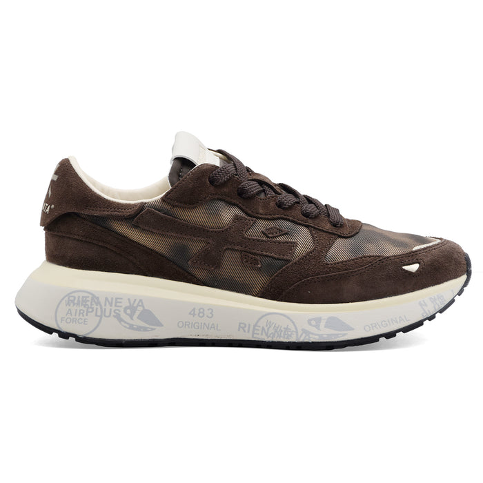 Sneakers Premiata Lauryn 8548 Marrone Donna Pelle Scamosciata