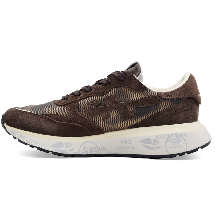 Sneakers Premiata Lauryn 8548 Marrone Donna Pelle Scamosciata