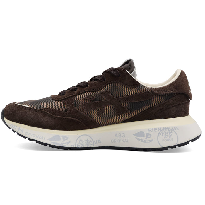 Sneakers Premiata Lauryn 8548 Marrone Donna Pelle Scamosciata