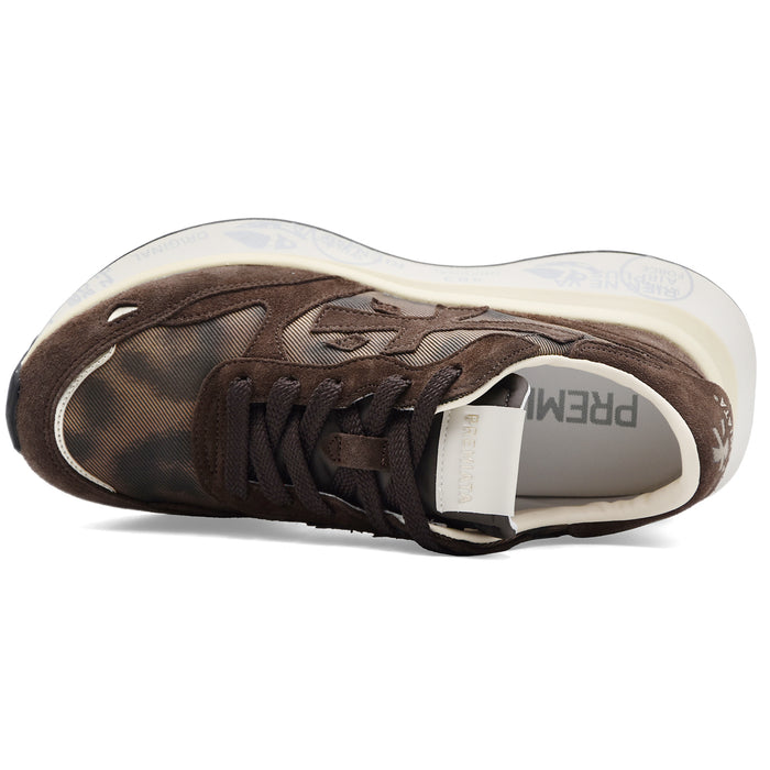 Sneakers Premiata Lauryn 8548 Marrone Donna Pelle Scamosciata