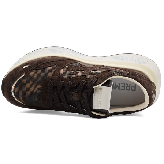 Sneakers Premiata Lauryn 8548 Marrone Donna Pelle Scamosciata