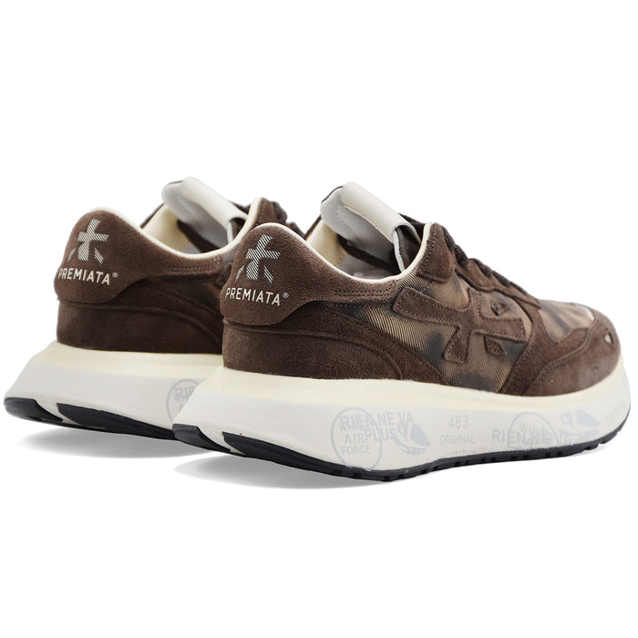Sneakers Premiata Lauryn 8548 Marrone Donna Pelle Scamosciata