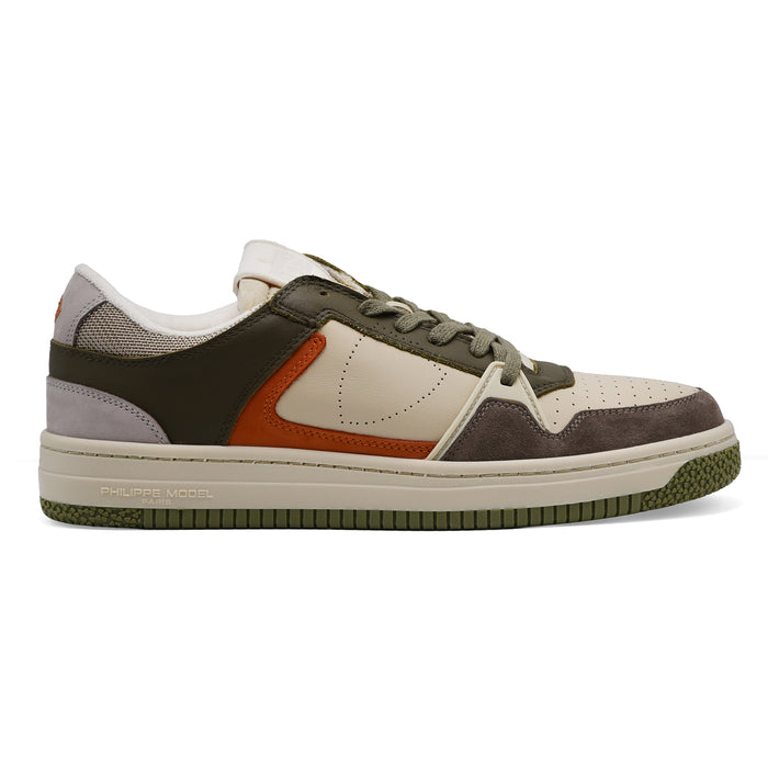 Sneakers Uomo Philippe Model La Grande Low Verde Militare Beige