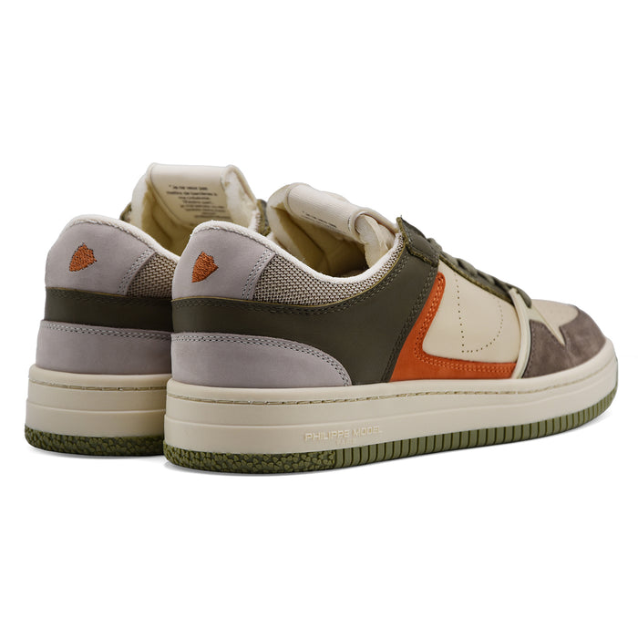 Sneakers Uomo Philippe Model La Grande Low Verde Militare Beige