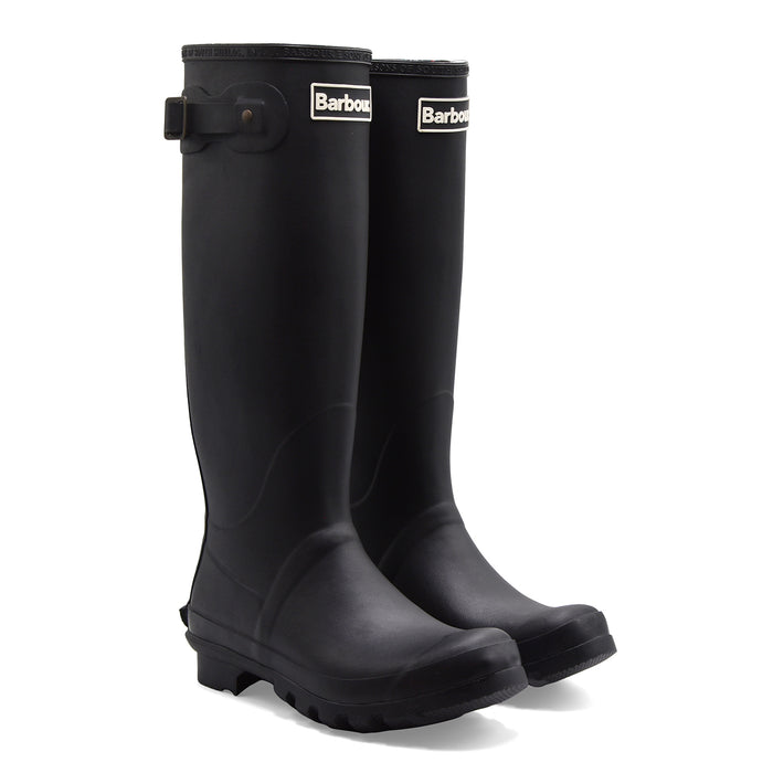 Barbour Bede Stivali Donna Gomma Nera Perfetti Per La Pioggia