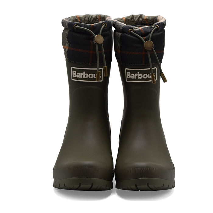 Barbour Mowbray Women's Classic Green Tartan Rubber Boots