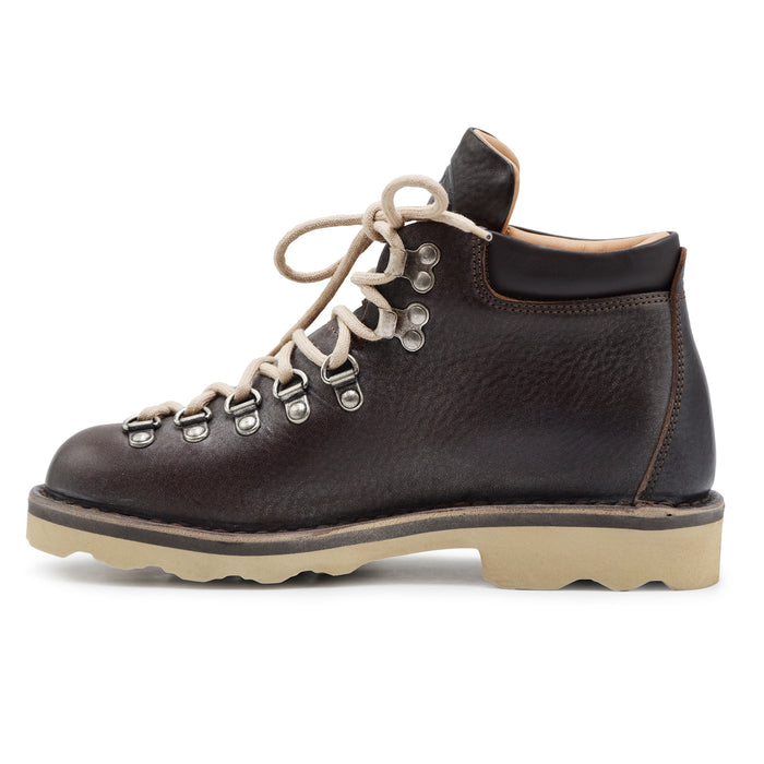 Allacciata Pedula Fracap Donna M128 Vera Pelle Testa Di Moro