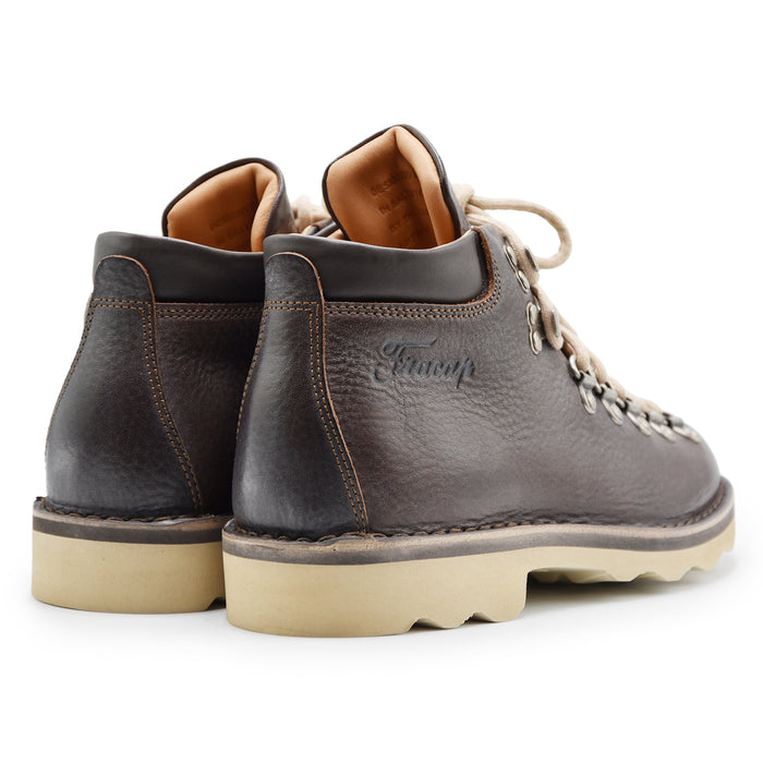 Allacciata Pedula Fracap Donna M128 Vera Pelle Testa Di Moro