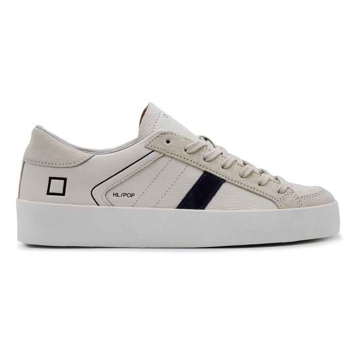 Sneakers D.A.T.E. Uomo Hill Half Pop Milk Dallo Stile Retrò