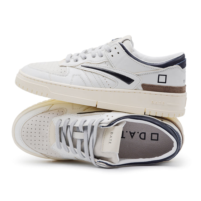 Sneakers D.A.T.E. Torneo Uomo Bianco Blu Iconico Stile Basket