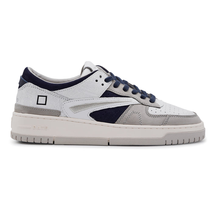 Sneakers D.A.T.E. Torneo Pop Uomo Bianco Blu Dal Design Iconico