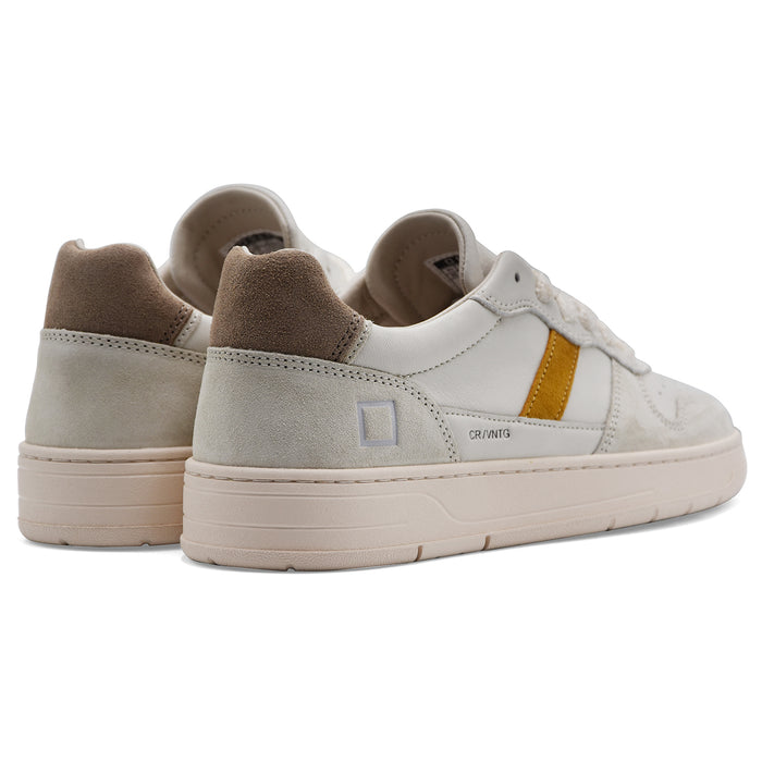 Sneakers D.A.T.E. Court 2.0 Men's Vintage Calf Ivory Basketball