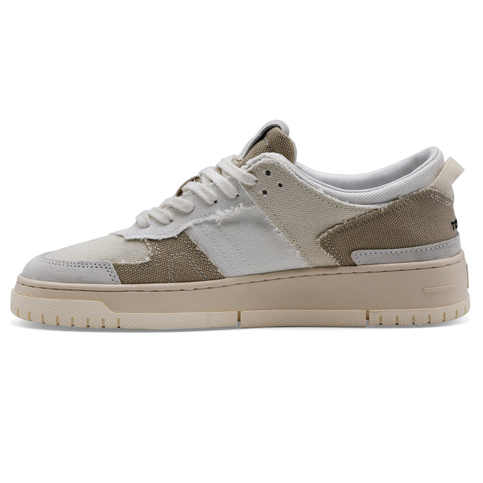 Men's Sneakers D.A.T.E. Tournament Fringed Natural White And Beige