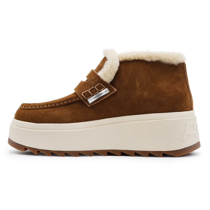 Stivaletti Ash Magic Donna Camoscio Land Interno In Pelliccia