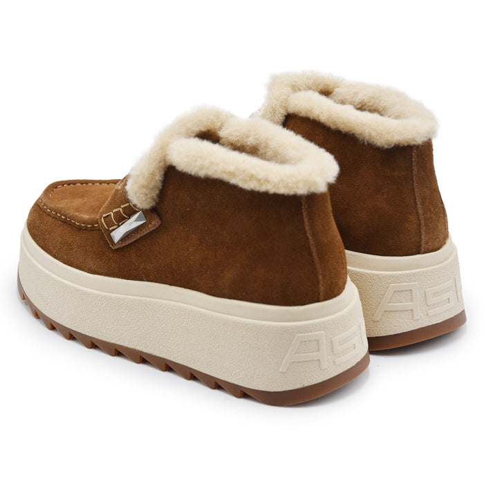 Stivaletti Ash Magic Donna Camoscio Land Interno In Pelliccia