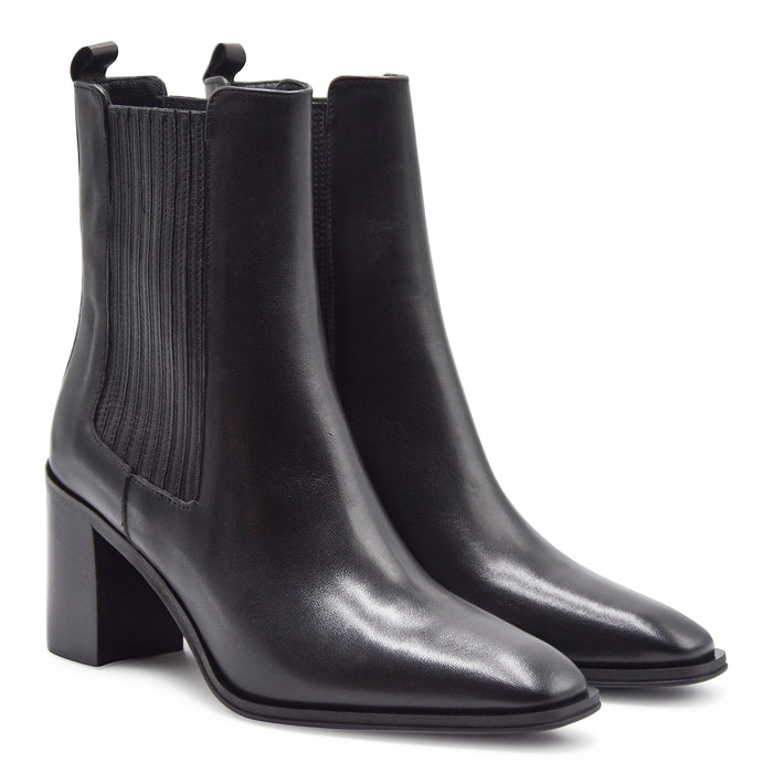 Stivaletti Riccardo P. Donna MANDY1 Pelle Nero Made In Italy