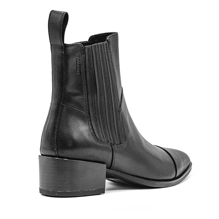 Vagabond Black Marja Women's Ankle Boots With Classic Western Style