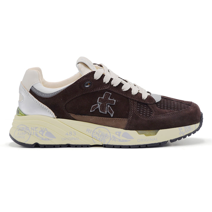 Sneakers Premiata Mase 7895 Donna Marrone Dettagli Metallici