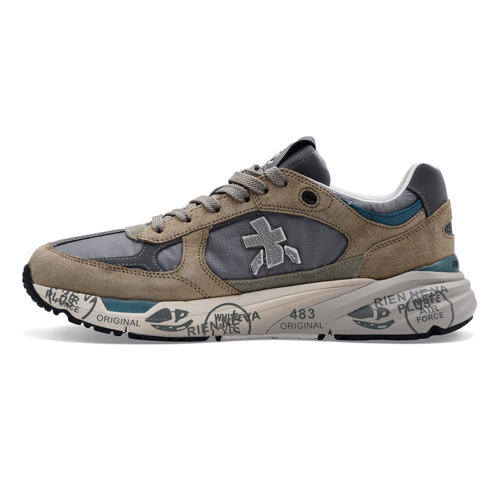 Sneakers Uomo Premiata Mase25 8023 Grigio Stile Contemporaneo