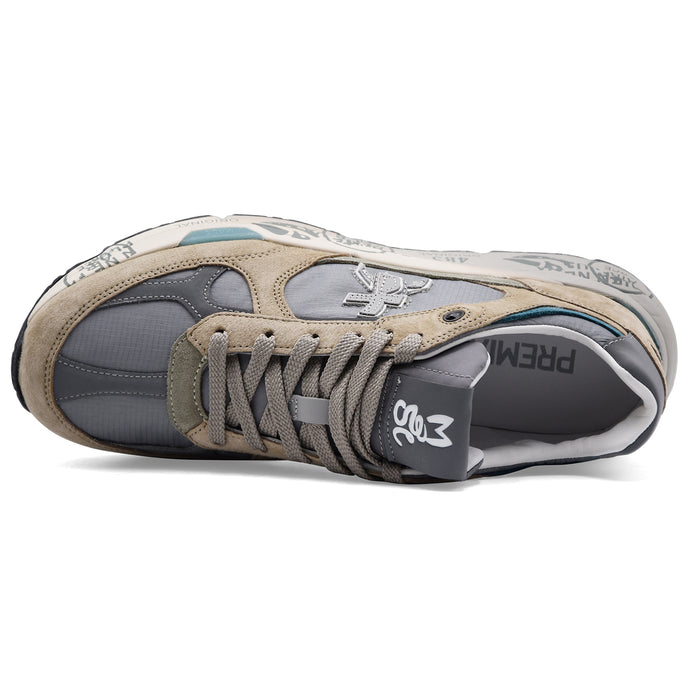 Sneakers Uomo Premiata Mase25 8023 Grigio Stile Contemporaneo