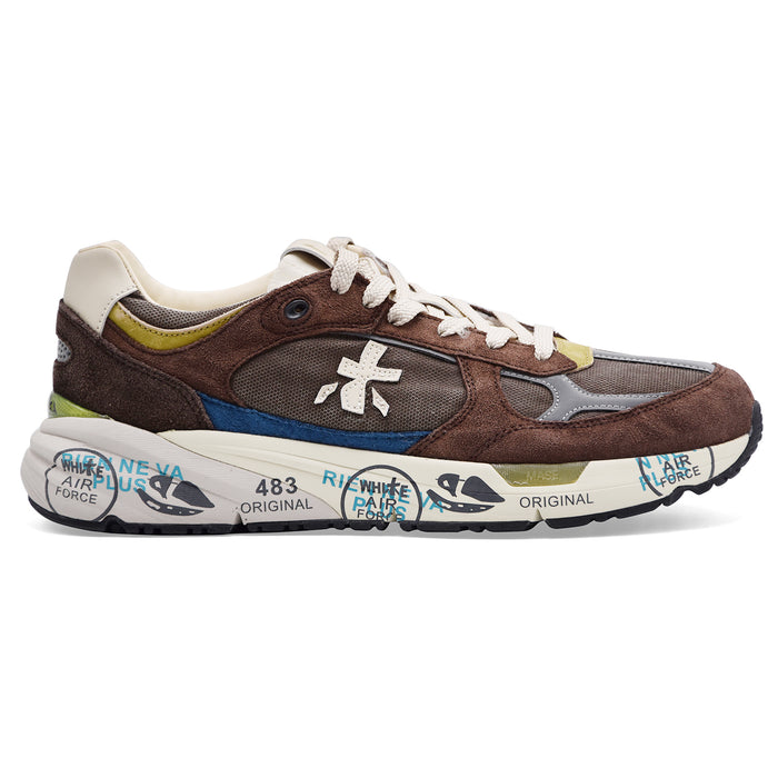 Men's Premiata Mase 25 8026 Burgundy Cushioned Sole Sneakers