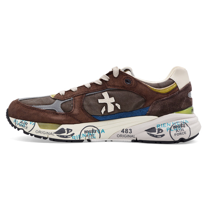 Men's Premiata Mase 25 8026 Burgundy Cushioned Sole Sneakers