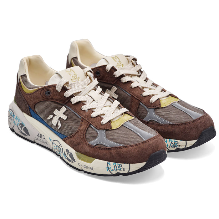 Men's Premiata Mase 25 8026 Burgundy Cushioned Sole Sneakers