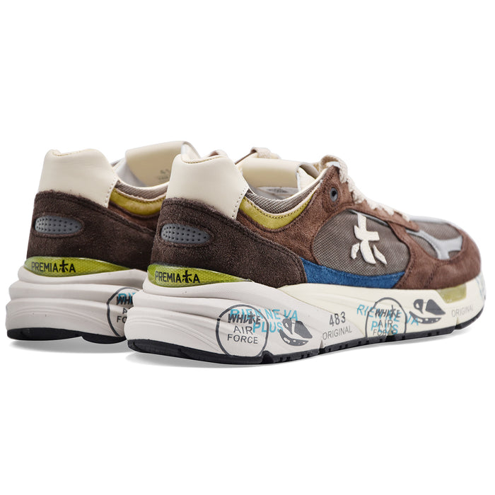 Men's Premiata Mase 25 8026 Burgundy Cushioned Sole Sneakers