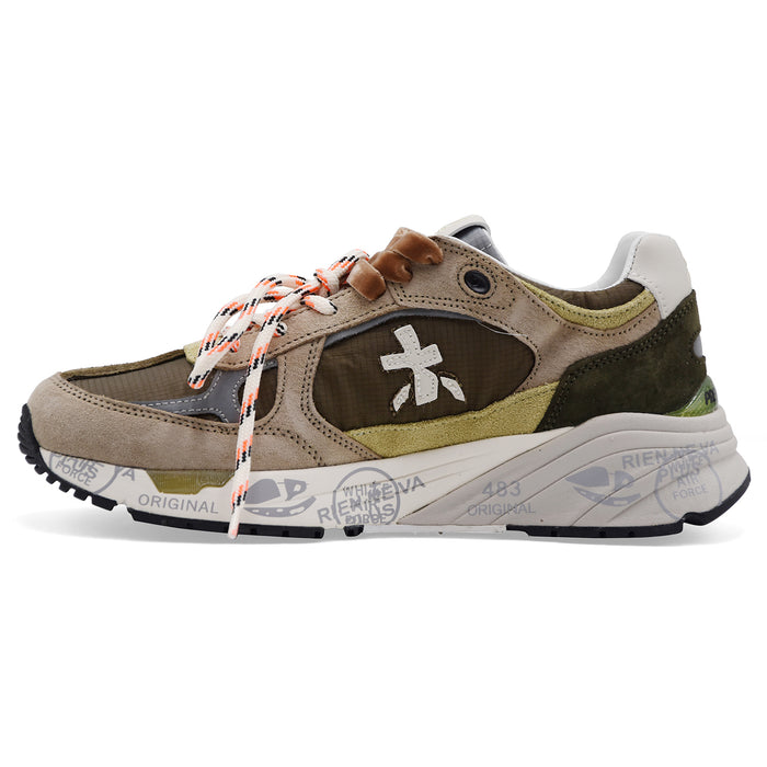 Sneakers Premiata Mased 8521L Donna Tessuto Suede Marrone Grigio
