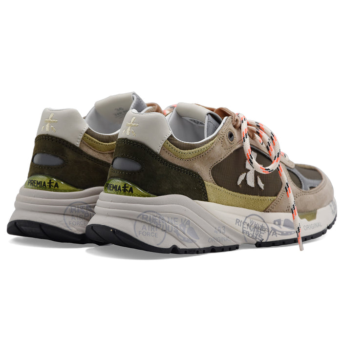 Sneakers Premiata Mased 8521L Donna Tessuto Suede Marrone Grigio