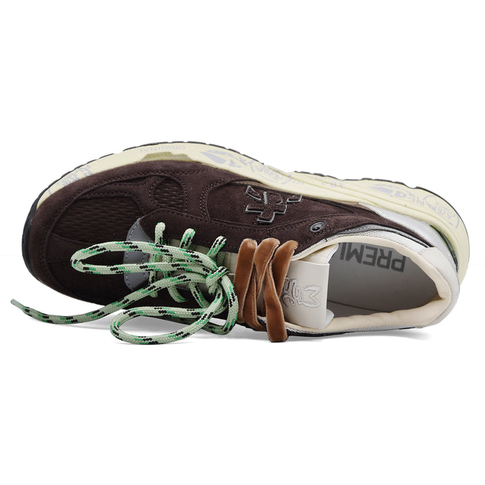 Sneakers Premiata Mased 8596L Donna Pelle Scamosciata Marrone