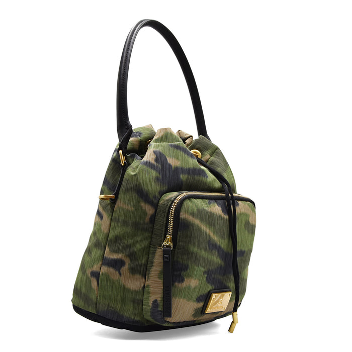 Women's Premiata Bag Mia 2146 Camouflage Green Modern Design