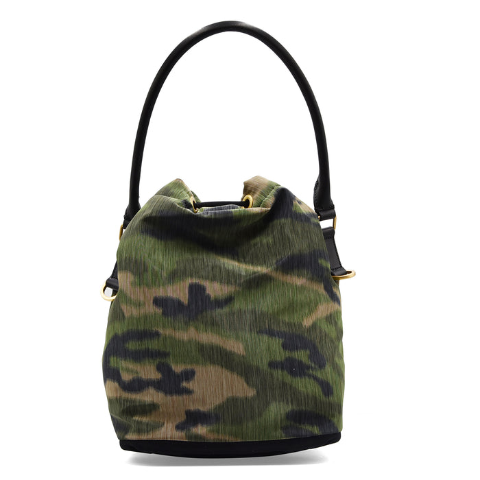 Women's Premiata Bag Mia 2146 Camouflage Green Modern Design