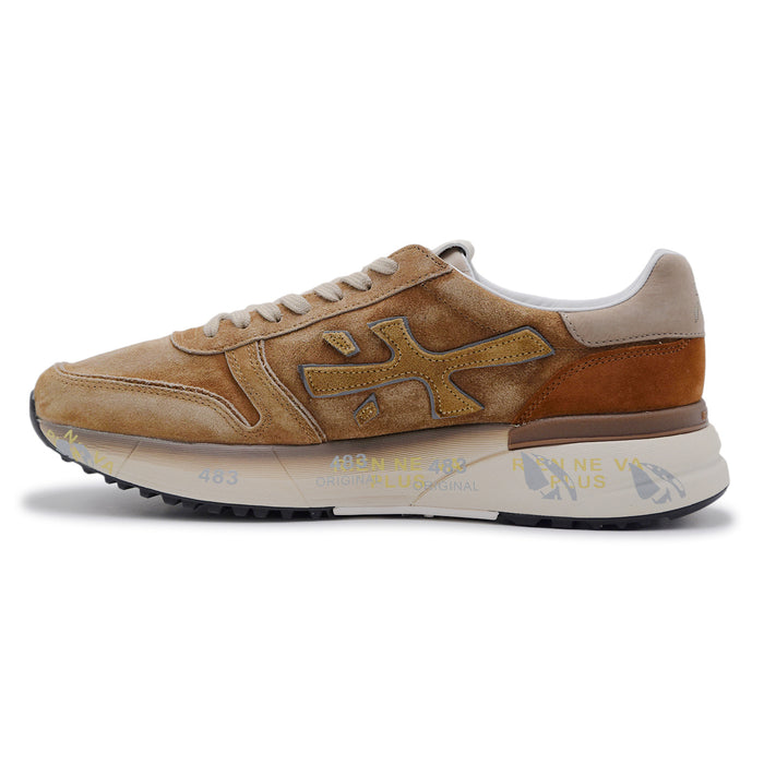 Sneakers Premiata Mick 7712 Uomo Marrone Chiaro Stile Iconico