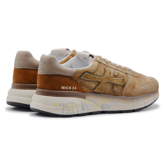 Sneakers Premiata Mick 7712 Uomo Marrone Chiaro Stile Iconico