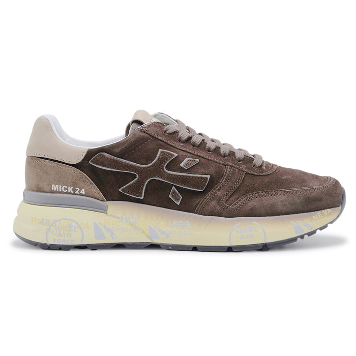 Sneakers Premiata Mick 7898 Uomo Camoscio Dark Brown Grintoso