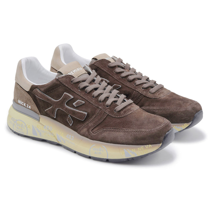Sneakers Premiata Mick 7898 Uomo Camoscio Dark Brown Grintoso
