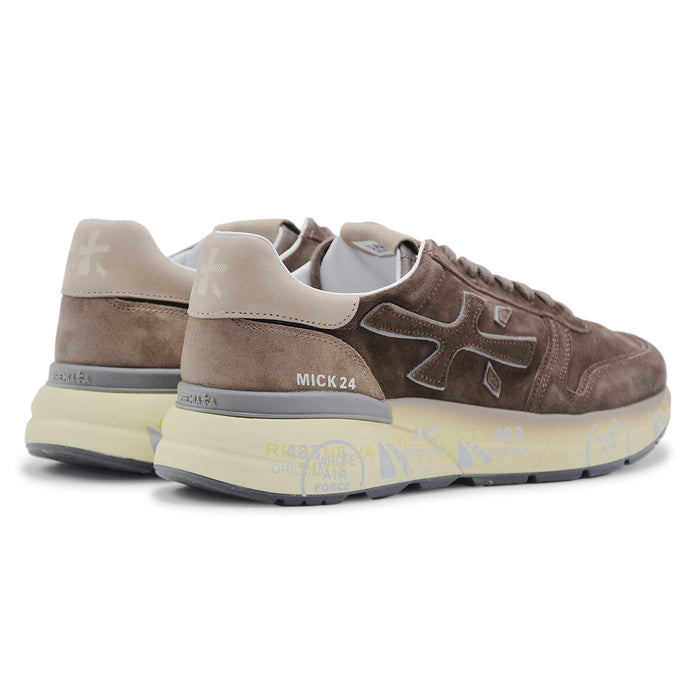 Sneakers Premiata Mick 7898 Uomo Camoscio Dark Brown Grintoso