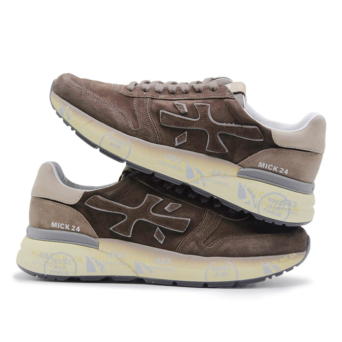 Sneakers Premiata Mick 7898 Uomo Camoscio Dark Brown Grintoso