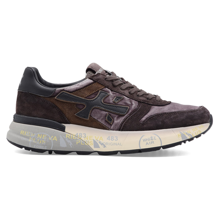 Sneakers Premiata Mick 8434 Iconiche Uomo Suede Mesh Marrone