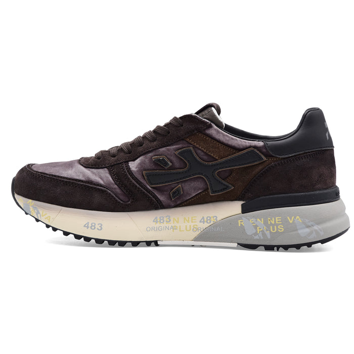 Sneakers Premiata Mick 8434 Iconiche Uomo Suede Mesh Marrone