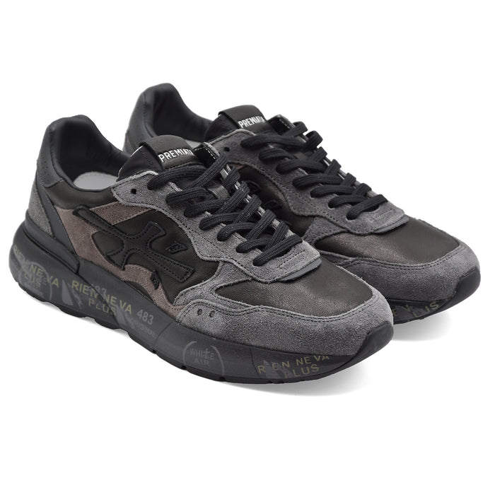 Sneakers Premiata Mick 0.1 8452 Nero Grigio Soletta Estraibile