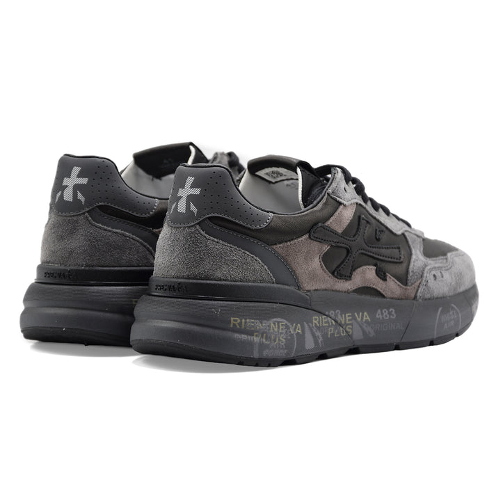Sneakers Premiata Mick 0.1 8452 Nero Grigio Soletta Estraibile