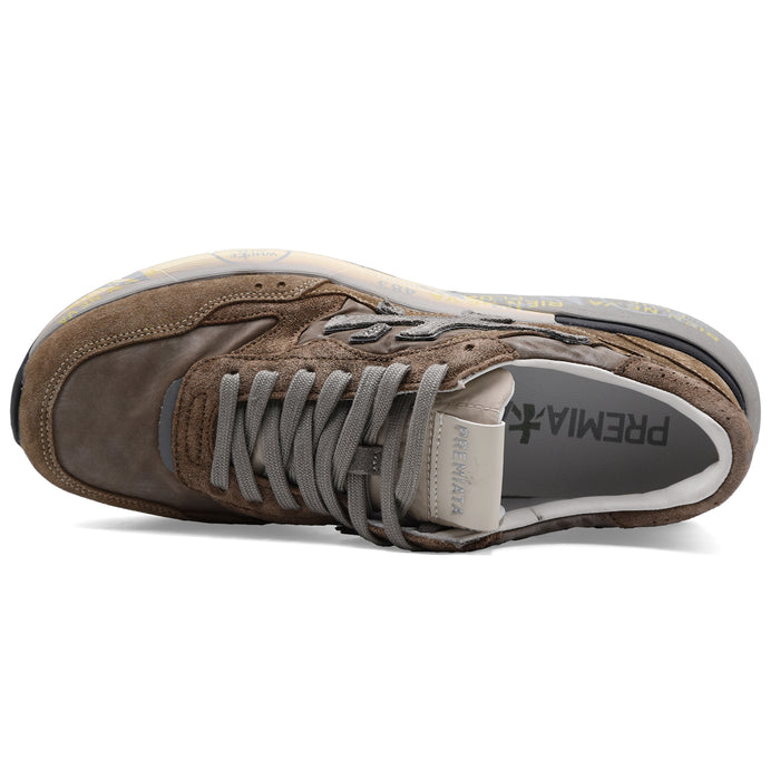 Sneakers Premiata Uomo Mick 0.1 8437 Suede Mesh Beige Tortora