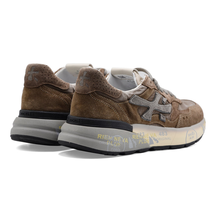 Sneakers Premiata Uomo Mick 0.1 8437 Suede Mesh Beige Tortora